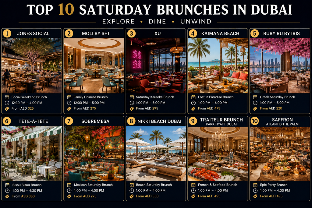 Exploring the Best Saturday Brunch in Dubai: Your Ultimate Weekend Dining Guide